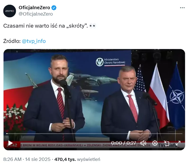 oficjalne zero