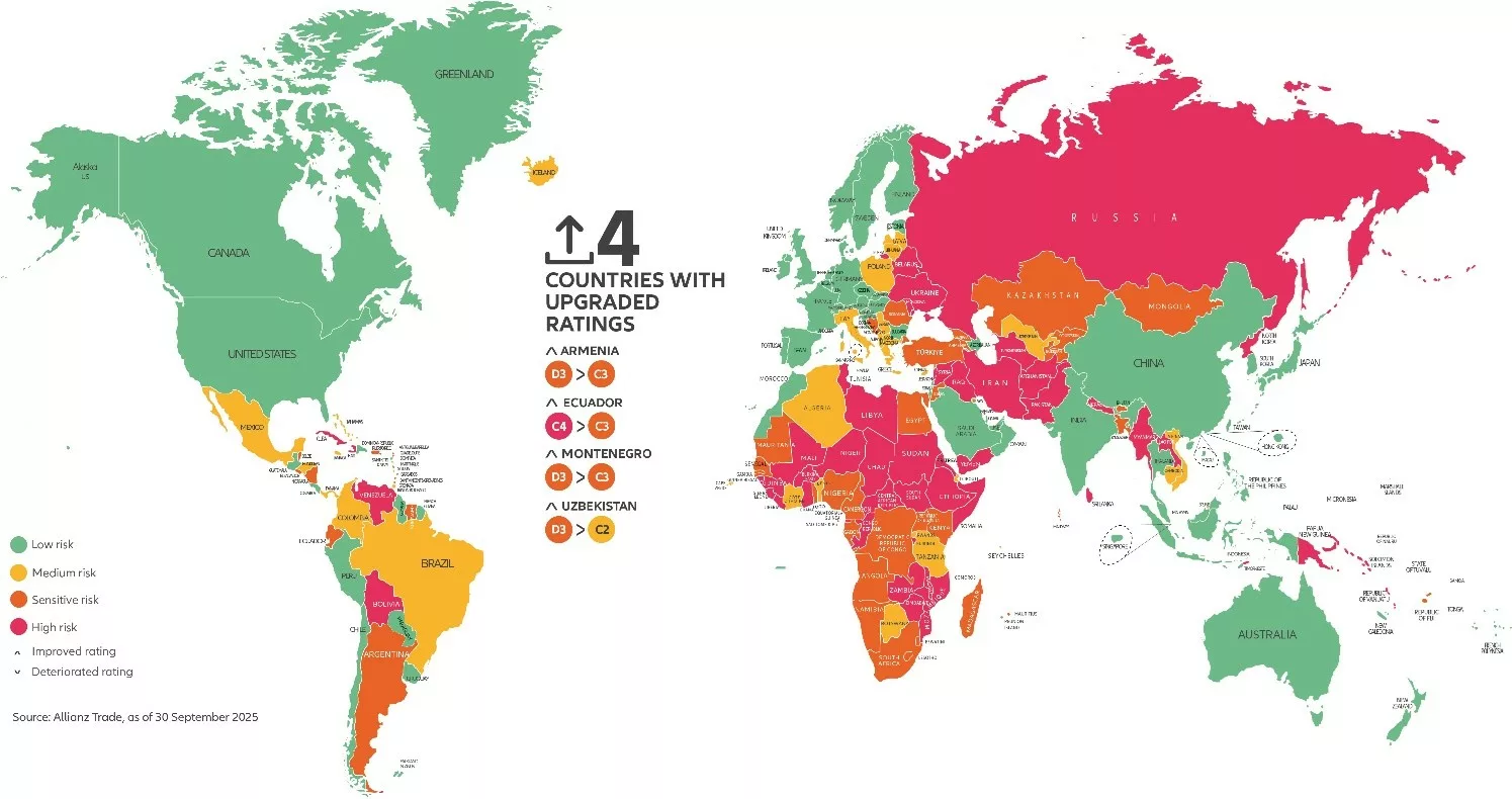Mapa ryzyka krajowego, koniec III kwartału 2025