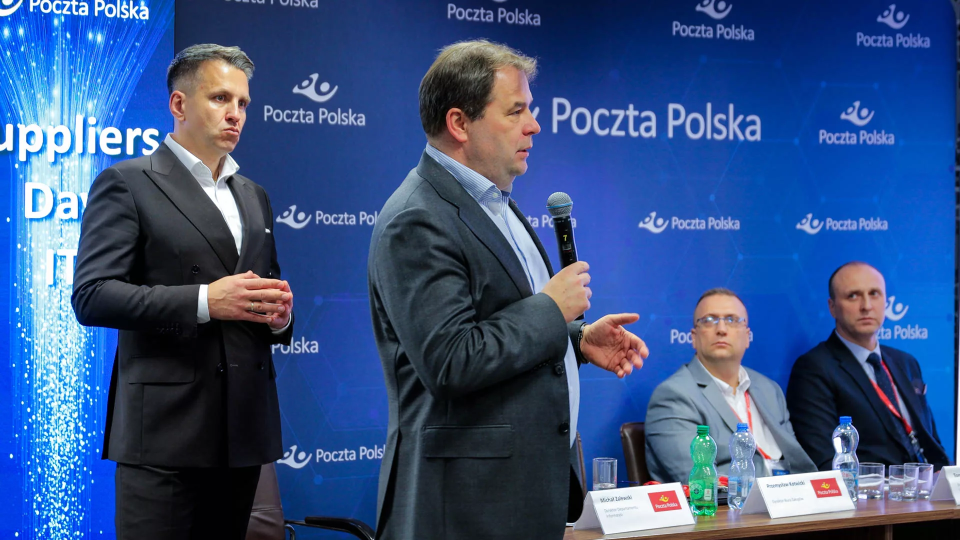 Prezes Poczty Polskiej Sebastian Mikosz