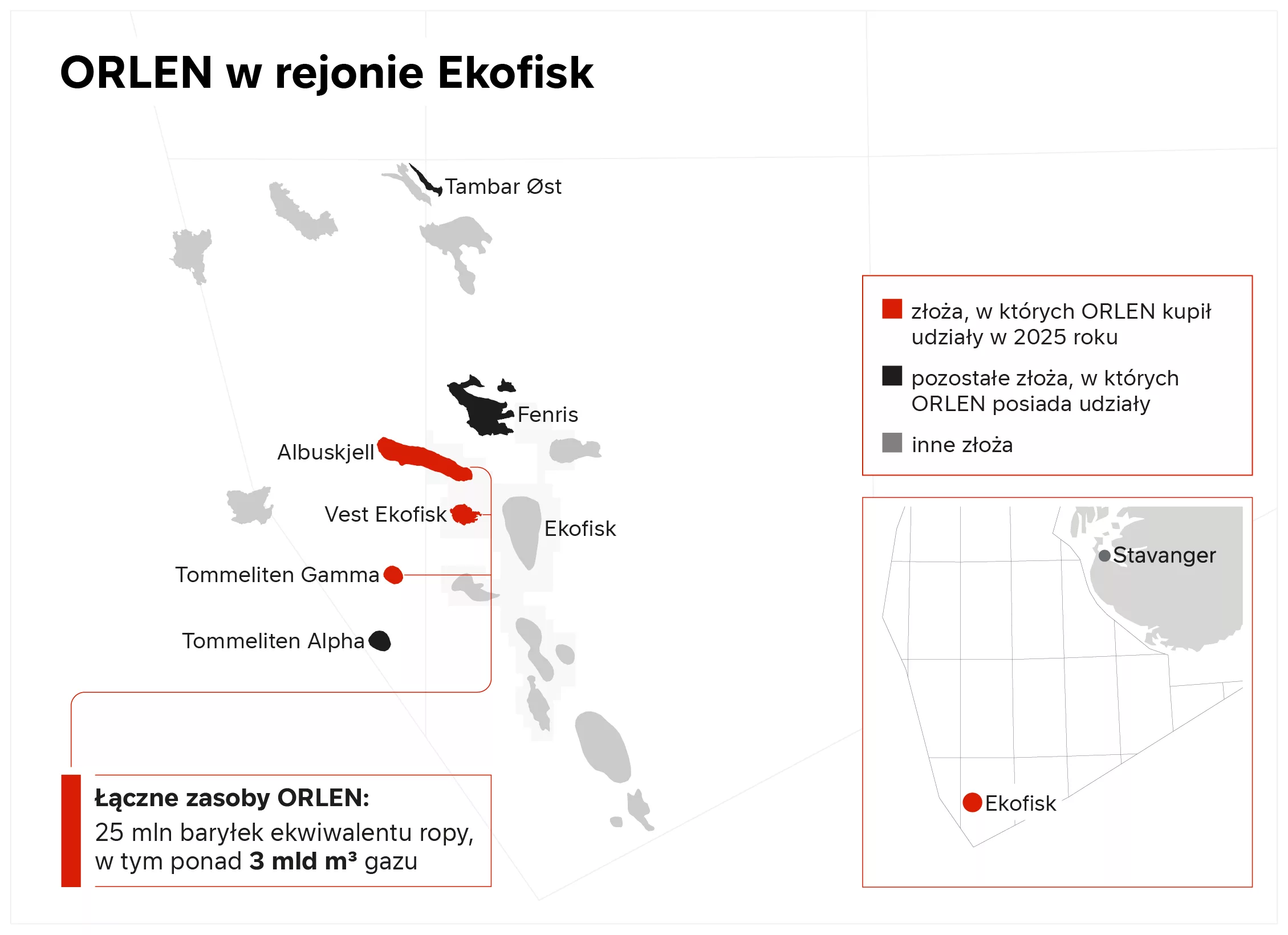 Mapa Ekofisk