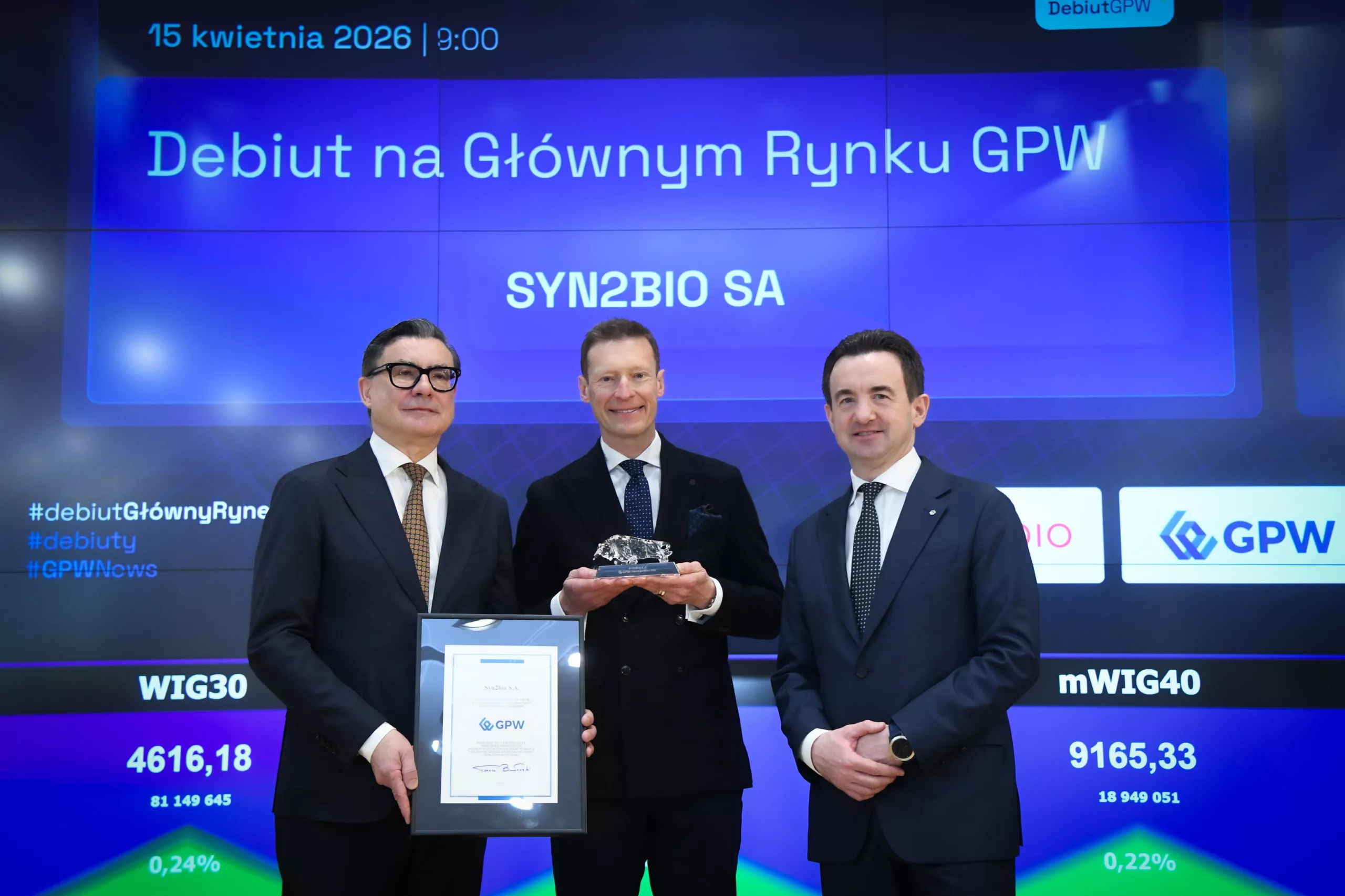 Debiut Syn2bio na GPW